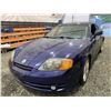 Image 3 : PARKSVILLE - 2003 HYUNDAI TIBURON BLUE 215927 KMS - B077777