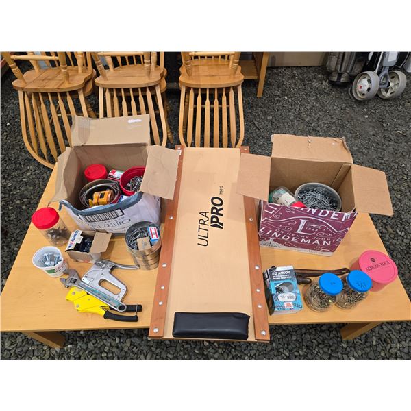314 --ULTRA PRO CREEPER, TOOLS, VARIETY OF NAILS AND SCREWS