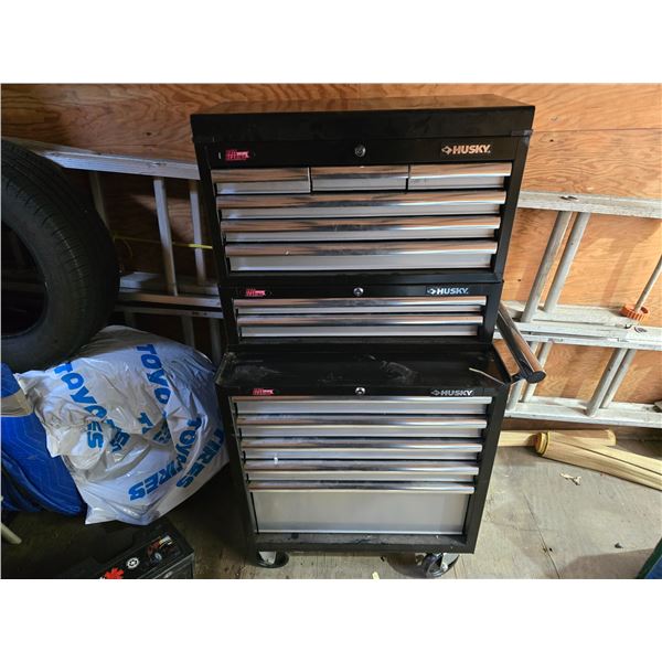 323 -  2 TIER HUSKY TOOL BOX