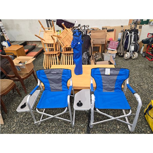 324 -- 3 CAMPING CHAIRS