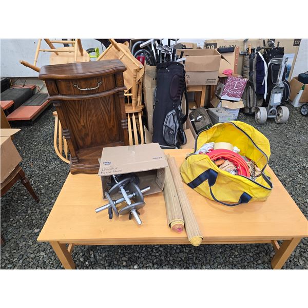 326 -- WEIGHTS, SMALL STAND AND MORE