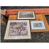 Image 1 : 338 -- 3 FRAMED WILDLIFE PHOTOS