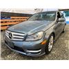 Image 3 : PARKSVILLE - 2012 MERCEDES-BENZ C-CLASS GREY 163508 KMS - D605653