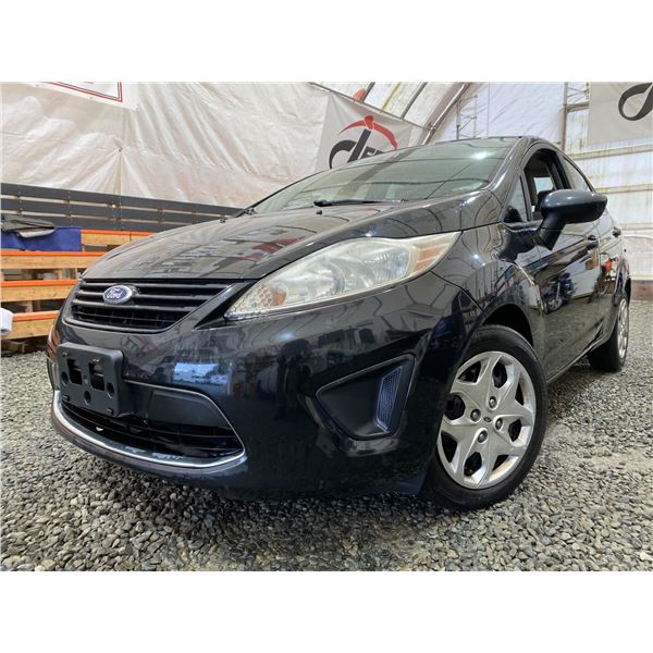 PARKSVILLE - 2011 FORD FIESTA BLACK 306876 KMS "NO RESERVE" - D158661