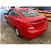 Image 21 : PARKSVILLE - 2012 HYUNDAI ACCENT RED 188262 KMS - D237385