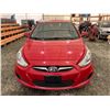 Image 6 : PARKSVILLE - 2012 HYUNDAI ACCENT RED 188262 KMS - D237385