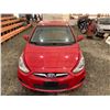 Image 7 : PARKSVILLE - 2012 HYUNDAI ACCENT RED 188262 KMS - D237385