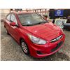 Image 9 : PARKSVILLE - 2012 HYUNDAI ACCENT RED 188262 KMS - D237385