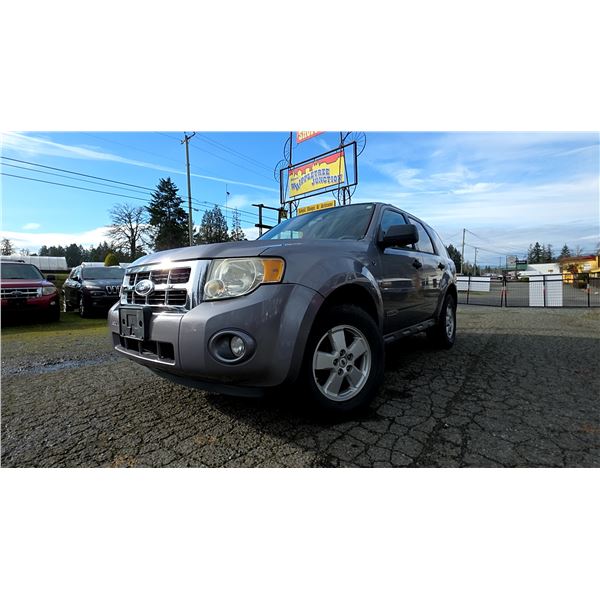 DUNCAN - 2008 FORD ESCAPE GREY 311607 KMS - DA49041
