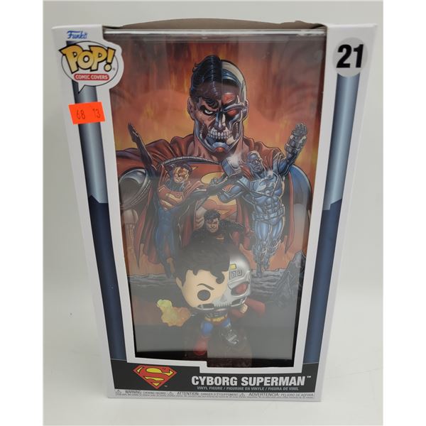 Sealed Funko Pop! Comic Covers Cyborg Superman Vinyl Figure
