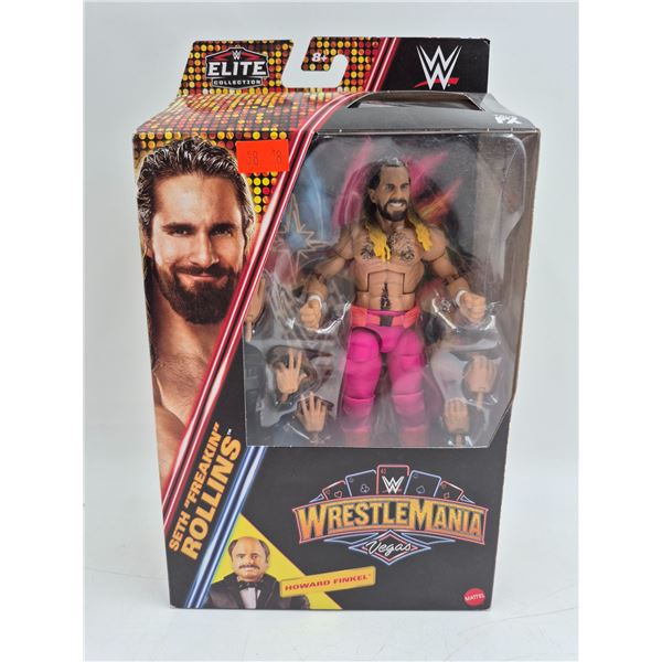 Sealed Mattel WWE Wrestlemania Elite Collection Seth "Freakin" Rollins Action Figure