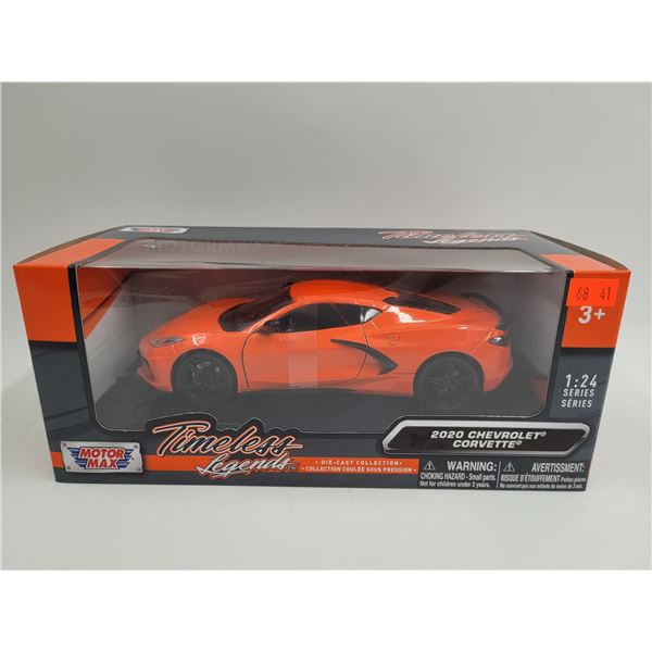 Sealed Motor Max Timeless Legends Diecast 1:24 2020 Chevrolet Corvette