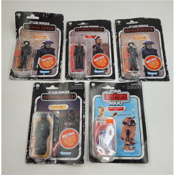 Lot of Sealed Kenner Retro-Style Star Wars Action Figures