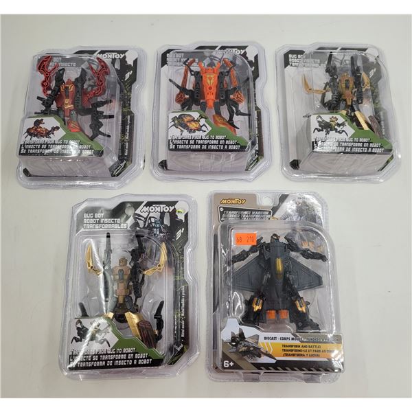 Lot of Sealed Montoy From Bug to Robot Bug Bots