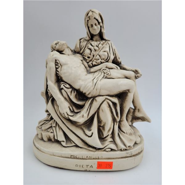 Nipigon Studios Inc. Chalkware Michelangelo's Pieta Sculpture
