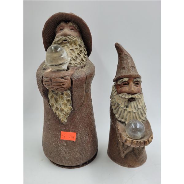 Pair of Terracotta Wizard/Gnomes