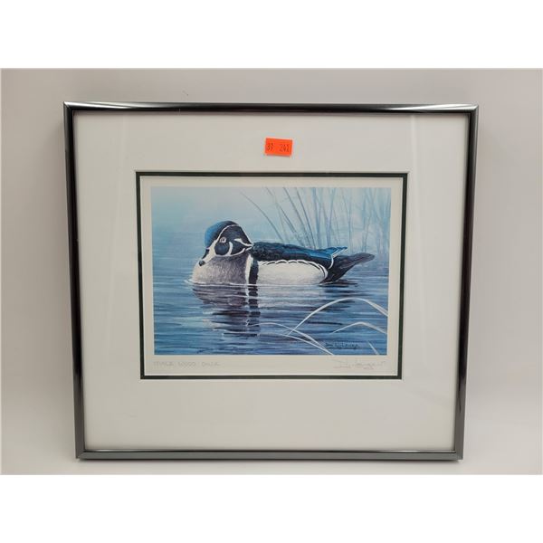 1988 Don Li-Leger Signed Print "Malde Wood Duck"