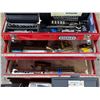 Image 3 : Stanley Tool Boxes With Tools: Rivet Gun, Sockets, Wrench, Tape Measure, & More