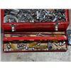 Image 2 : Tool Box With Assorted Tools: Makita Battery, Sockets, & More