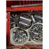 Image 4 : Tool Box With Assorted Tools: Makita Battery, Sockets, & More