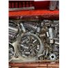 Image 5 : Tool Box With Assorted Tools: Makita Battery, Sockets, & More