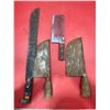 Image 1 : (3) Cleavers & Machete