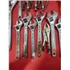 Image 4 : Assorted Crescent Wrenches & Pliers