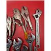 Image 6 : Assorted Crescent Wrenches & Pliers