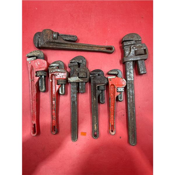 (7) Pipe Wrenches