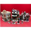Image 1 : Assorted Porcelain Christmas Decor : (3) Light Ups