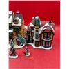 Image 4 : Assorted Porcelain Christmas Decor : (3) Light Ups