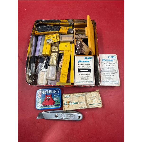 Assorted Box Cutter Blades & Box Cutters