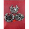 Image 1 : (3) Belt Buckles