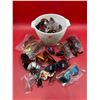 Image 1 : Assorted Sunglasses & Milk Glass Mixing Bowl