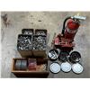 Image 1 : Assorted Tools: Sockets, Fire Extinguisher, Bench Vice, & More