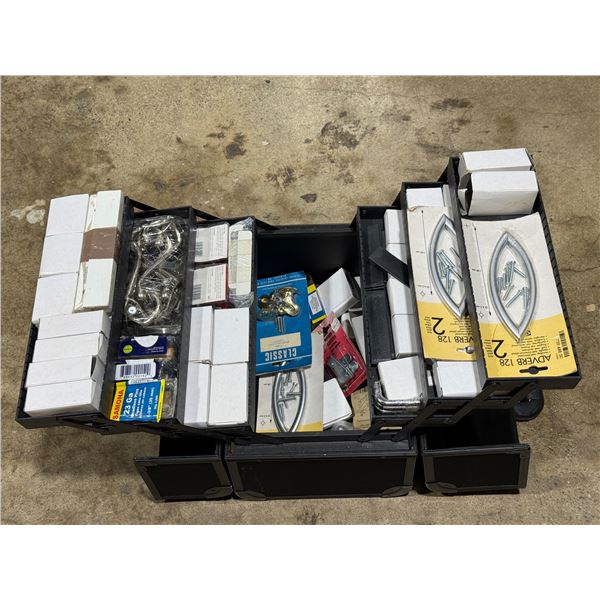 Tool Box With Assorted Hardware