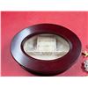 Image 4 : Floral Etched Glass Jewelry Box With Assorted Brooches