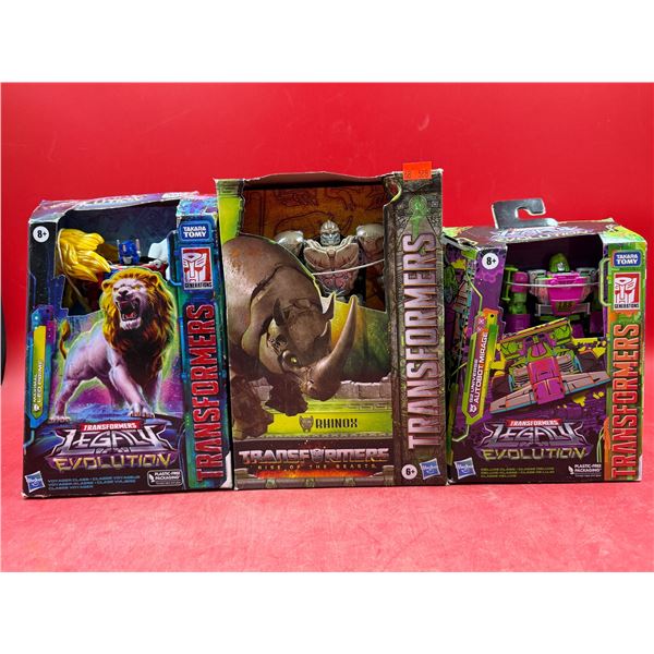 (3) Sealed Transformers Toys