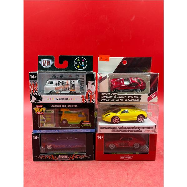 (6) Sealed Cars: M2, Funko, & More