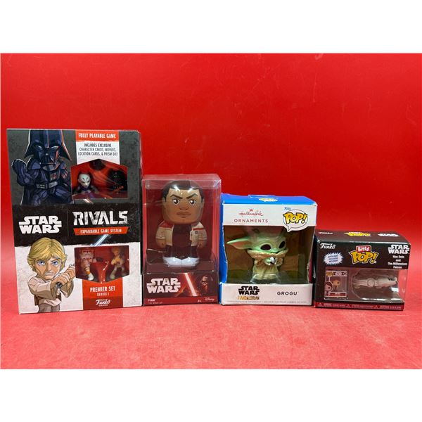 Assorted Sealed Star Wars Toys & Hallmark Ornament