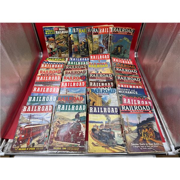 Assorted Vintage Railroad Magazines
