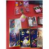 Image 2 : Assorted Pokemon Cards, Poke Ball, Playing Mat, Large Cards, Stickers, Dice, & More