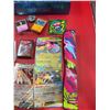 Image 4 : Assorted Pokemon Cards, Poke Ball, Playing Mat, Large Cards, Stickers, Dice, & More