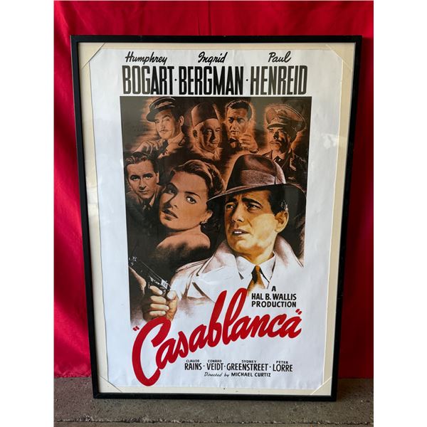 Large Casablanca Movie Poster