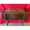 Image 2 : Vintage White Sewing Machine Table (No Sewing Machine)
