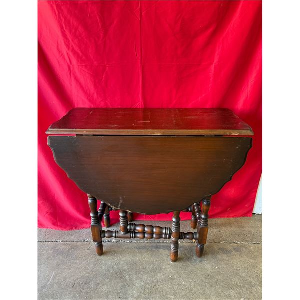 Vintage Wooden Double Side Folding Table