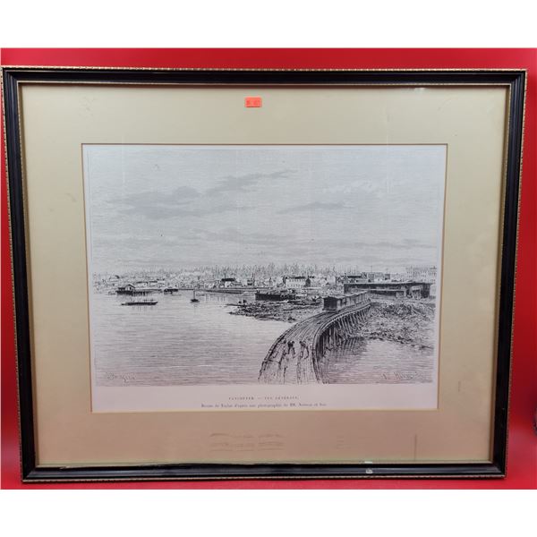 Vintage Print Of Vancouver B.C.