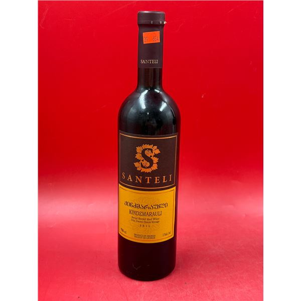 Sealed Bottle: 2011 Santeli Semi-Sweet Red Wine 750ml 11%