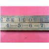 Image 2 : Vintage Wooden Slide Top Box & (2) Measuring Sticks