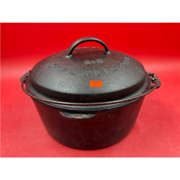 Vintage Wagner Cast Iron Pot Drip Drop Roaster No. 8